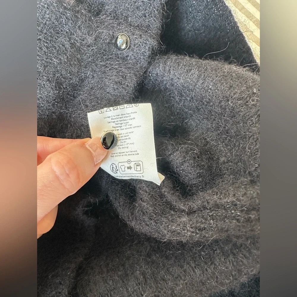 Sezane Barry Cardigan XS Black - Picture 4 of 7